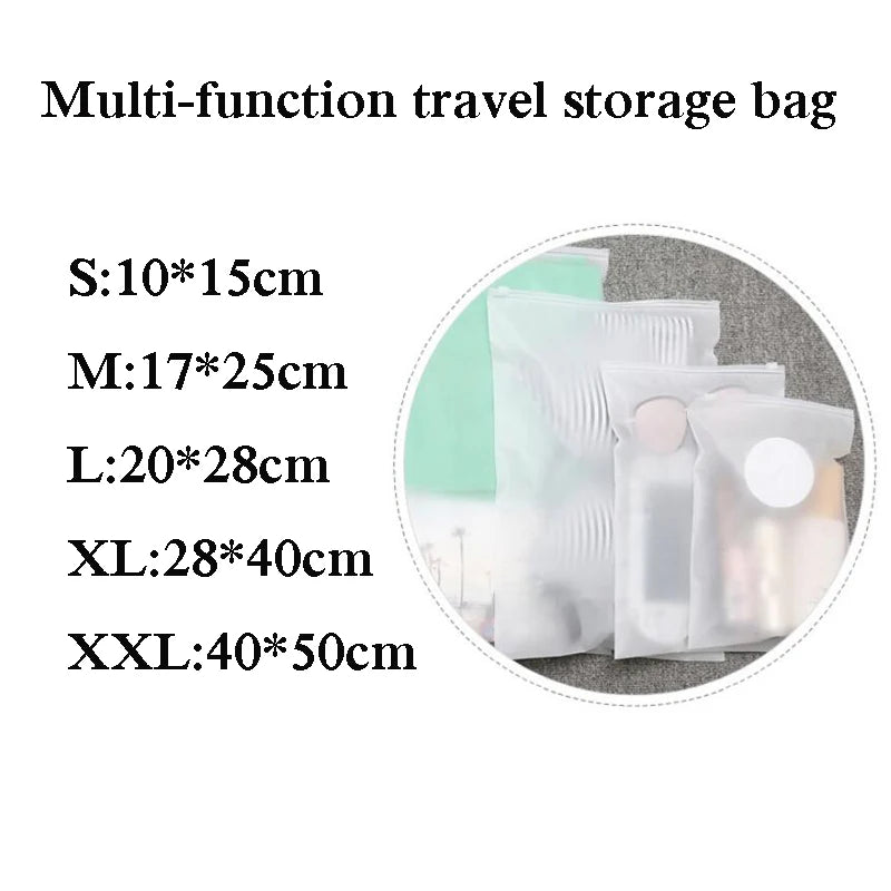 Practical Portable Storage Bags Travel Luggage Partition Storage Bags for Clothes and Underwear Packing Organizer Set